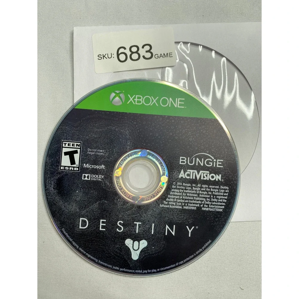 Destiny Microsoft Xbox One Video Game Disc Only